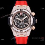 Swiss Grade 7750 Hublot Unico Bust Down Rose Gold Watch 45.5mm